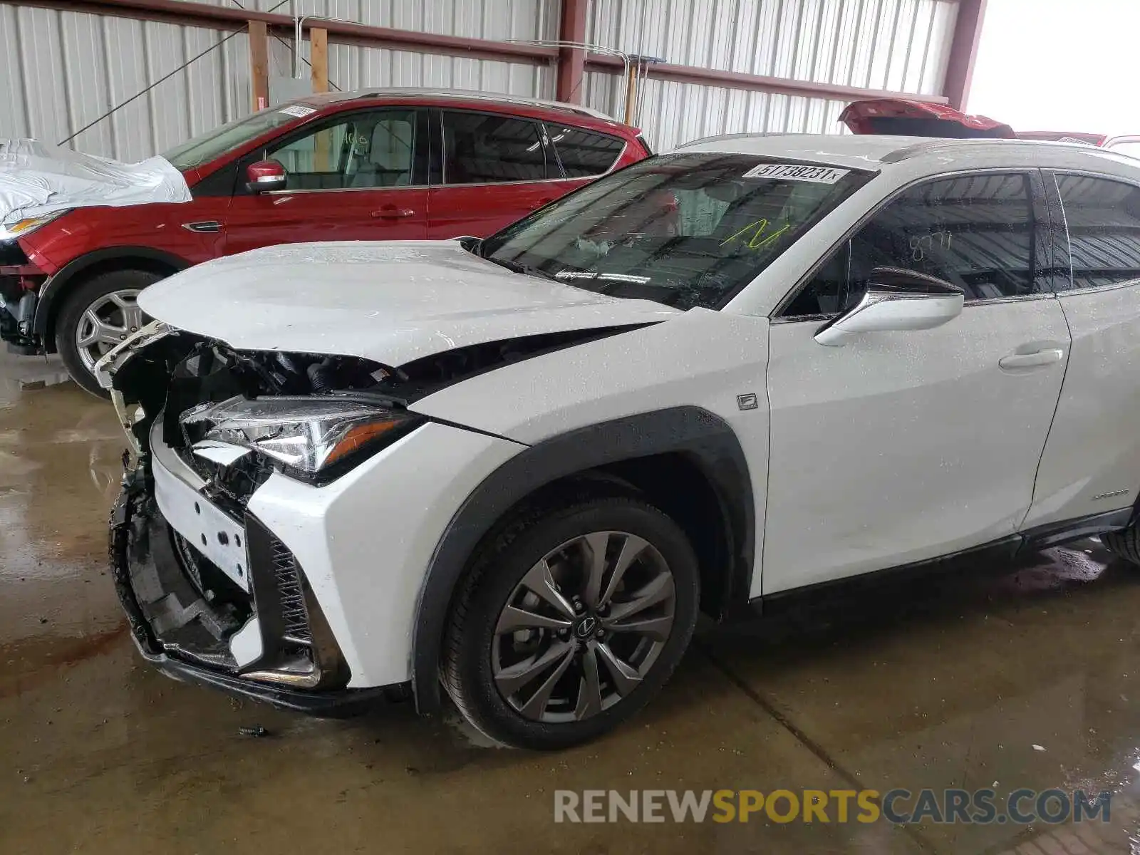 9 Фотография поврежденного автомобиля JTHE9JBH1L2034203 LEXUS UX 250H 2020