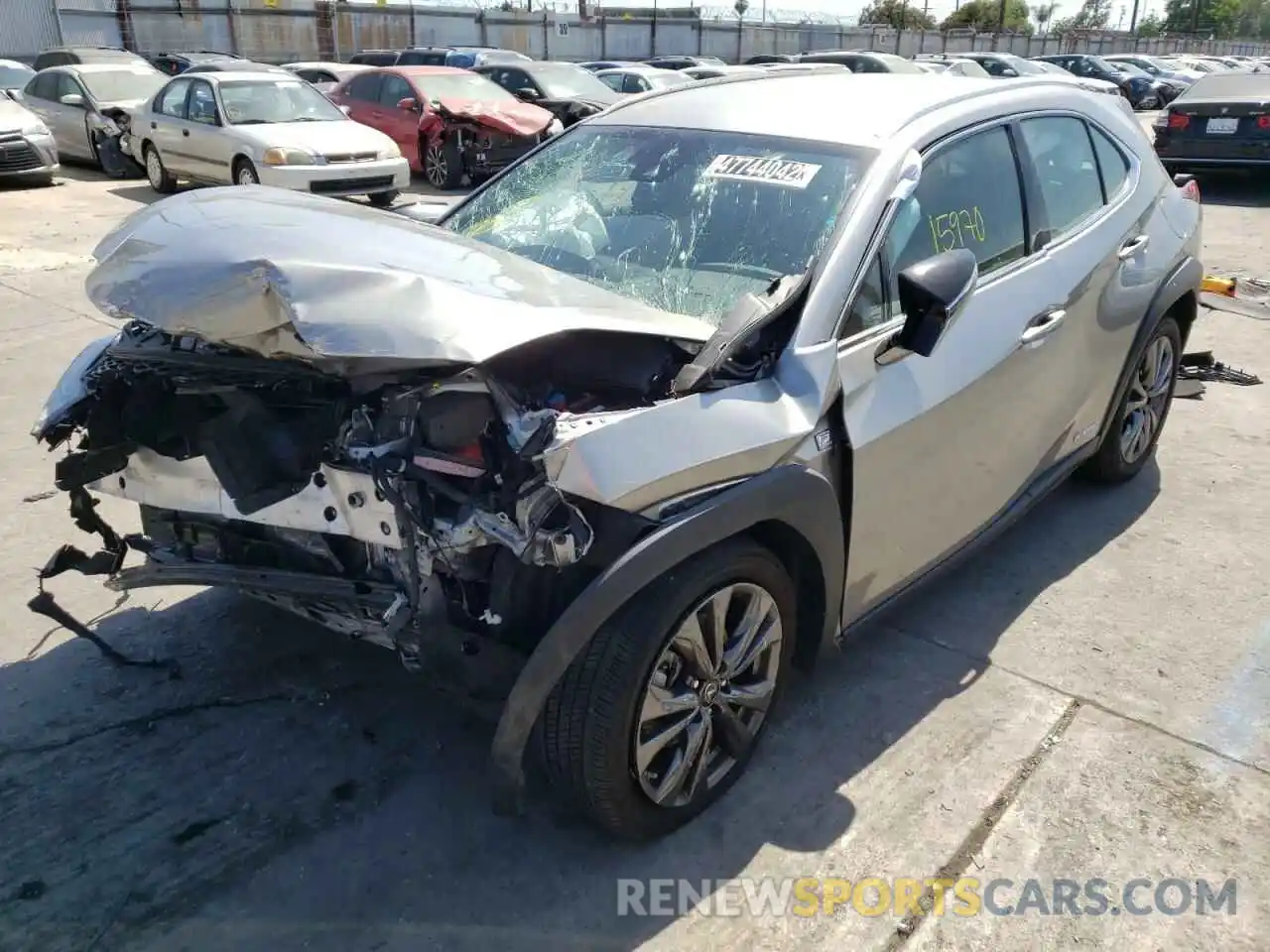 2 Photograph of a damaged car JTHE9JBH1L2036436 LEXUS UX 250H 2020