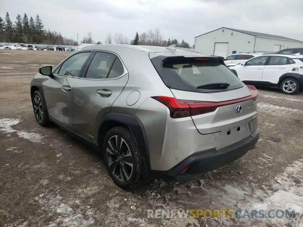 3 Фотография поврежденного автомобиля JTHL9JBH0L2034278 LEXUS UX 250H 2020