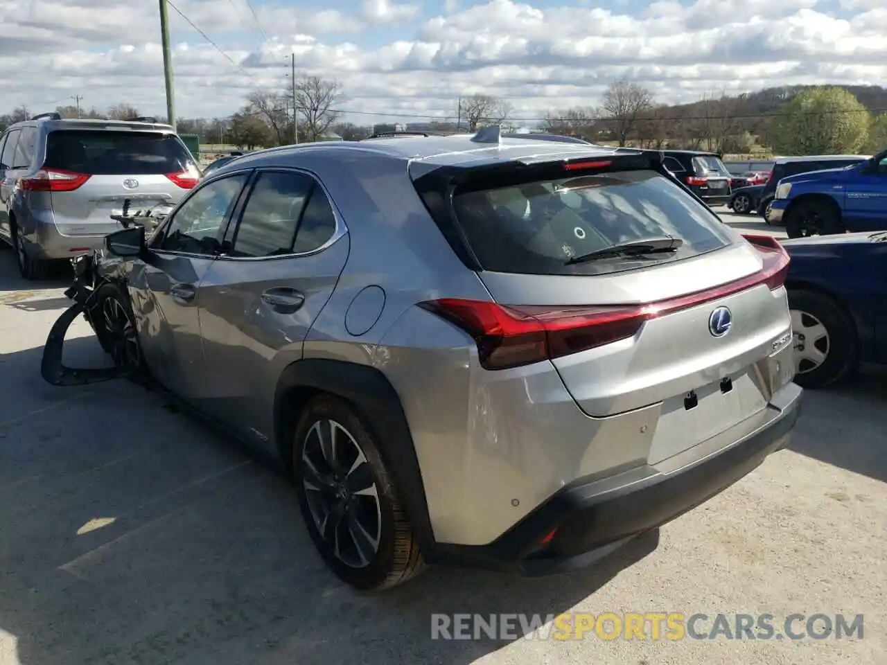 3 Photograph of a damaged car JTHL9JBH5L2030629 LEXUS UX 250H 2020