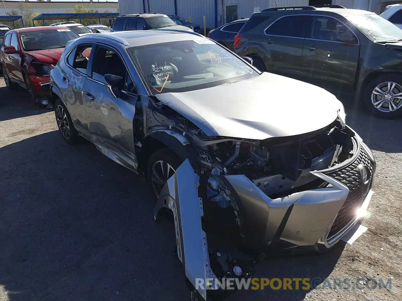 1 Photograph of a damaged car JTHL9JBH8L2027224 LEXUS UX 250H 2020