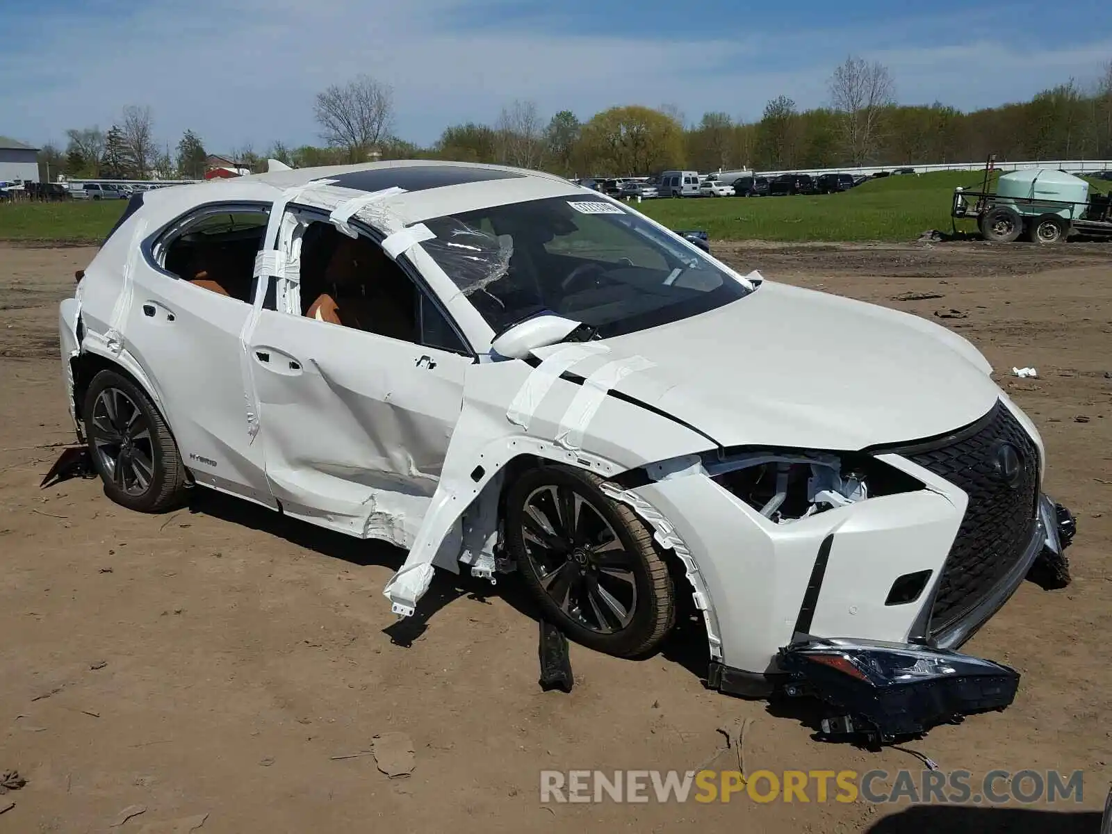 1 Photograph of a damaged car JTHP9JBH0L2027171 LEXUS UX 250H 2020