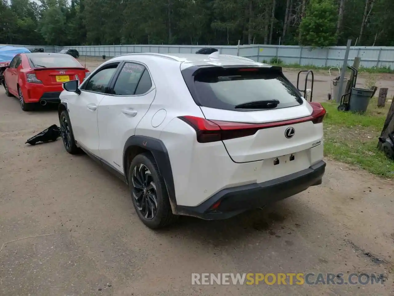 3 Photograph of a damaged car JTHP9JBH0L2031771 LEXUS UX 250H 2020