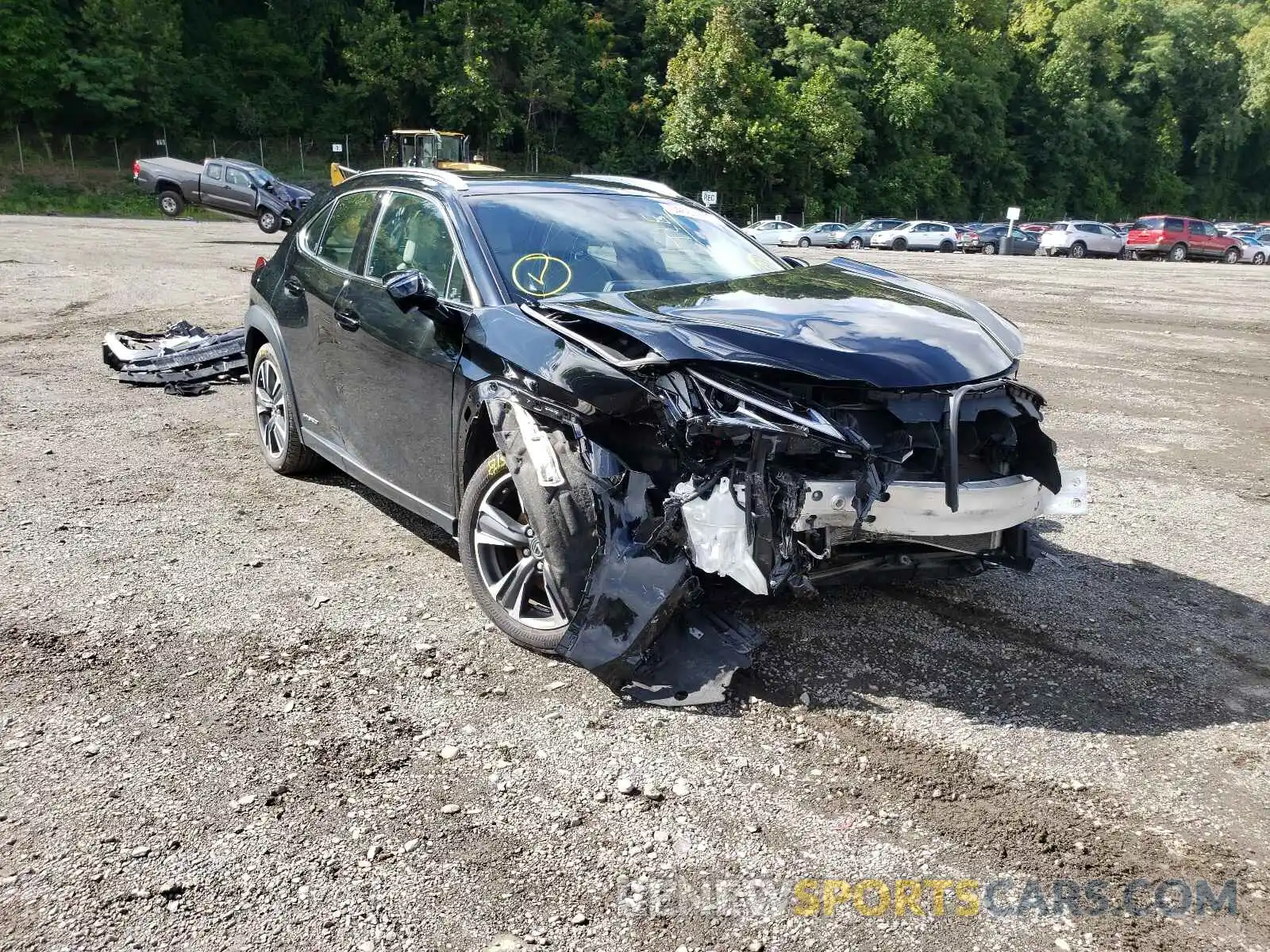 1 Photograph of a damaged car JTHP9JBH1L2020875 LEXUS UX 250H 2020