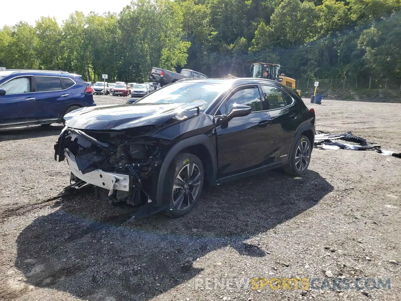 2 Фотография поврежденного автомобиля JTHP9JBH1L2020875 LEXUS UX 250H 2020