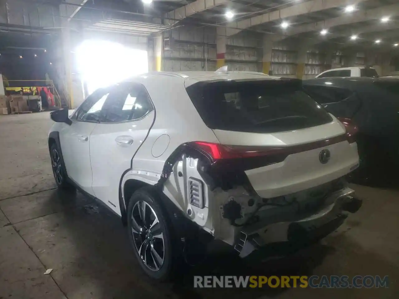 3 Photograph of a damaged car JTHP9JBH1L2021170 LEXUS UX 250H 2020