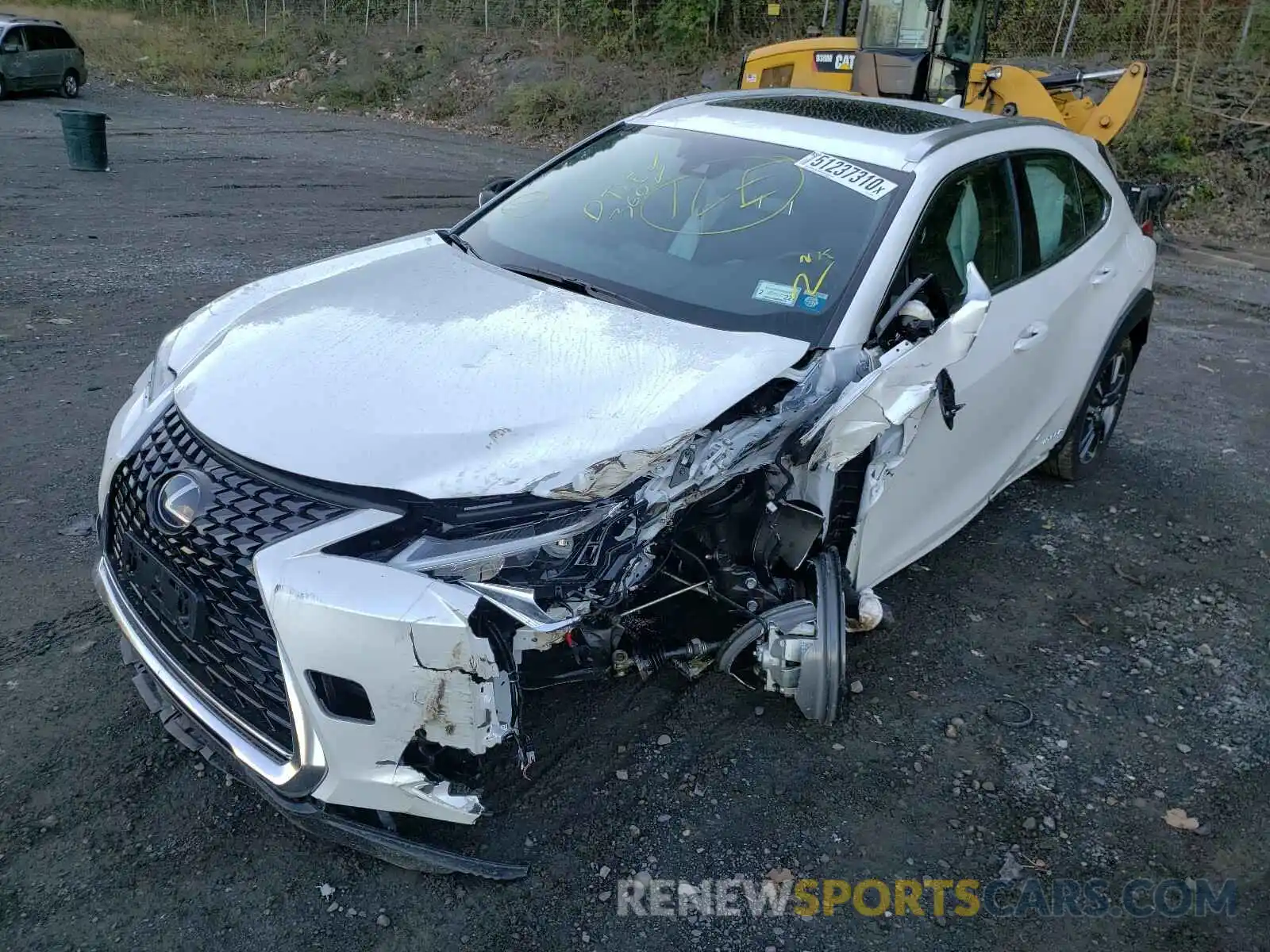 2 Photograph of a damaged car JTHP9JBH2L2020898 LEXUS UX 250H 2020