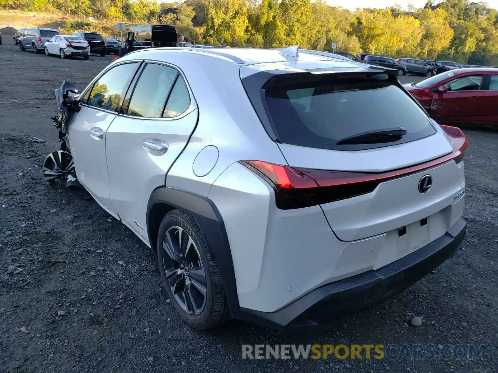 3 Photograph of a damaged car JTHP9JBH2L2020898 LEXUS UX 250H 2020