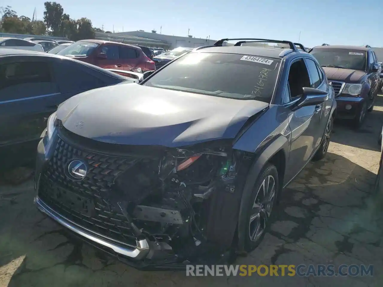 1 Photograph of a damaged car JTHP9JBH2L2023042 LEXUS UX 250H 2020