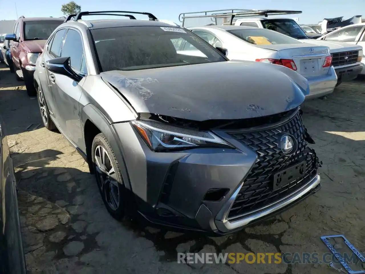 4 Фотография поврежденного автомобиля JTHP9JBH2L2023042 LEXUS UX 250H 2020