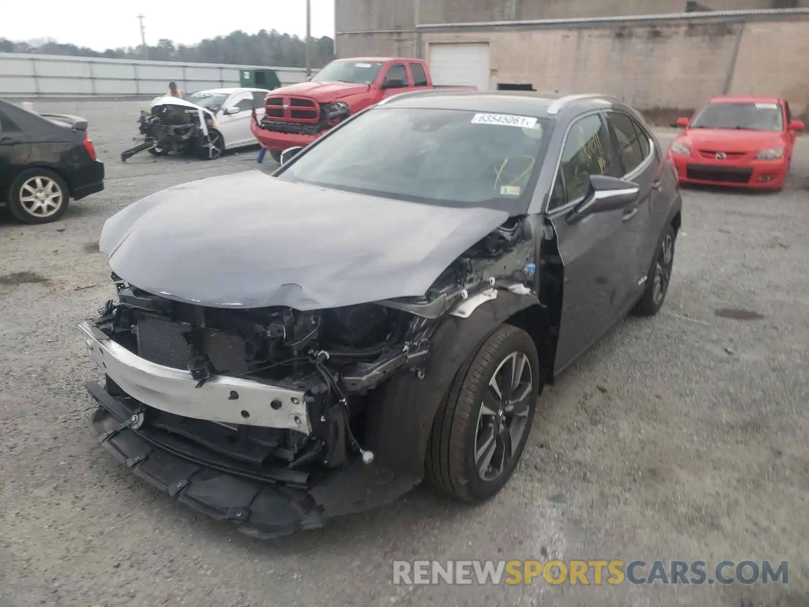 2 Photograph of a damaged car JTHP9JBH2L2026233 LEXUS UX 250H 2020