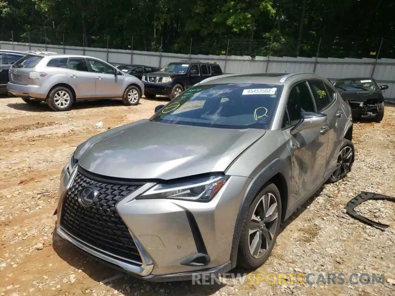 2 Фотография поврежденного автомобиля JTHP9JBH2L2028953 LEXUS UX 250H 2020