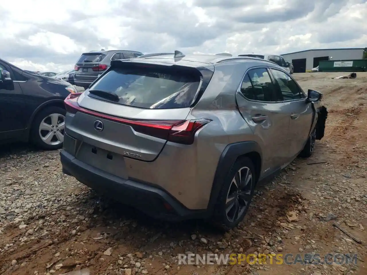 4 Фотография поврежденного автомобиля JTHP9JBH2L2028953 LEXUS UX 250H 2020