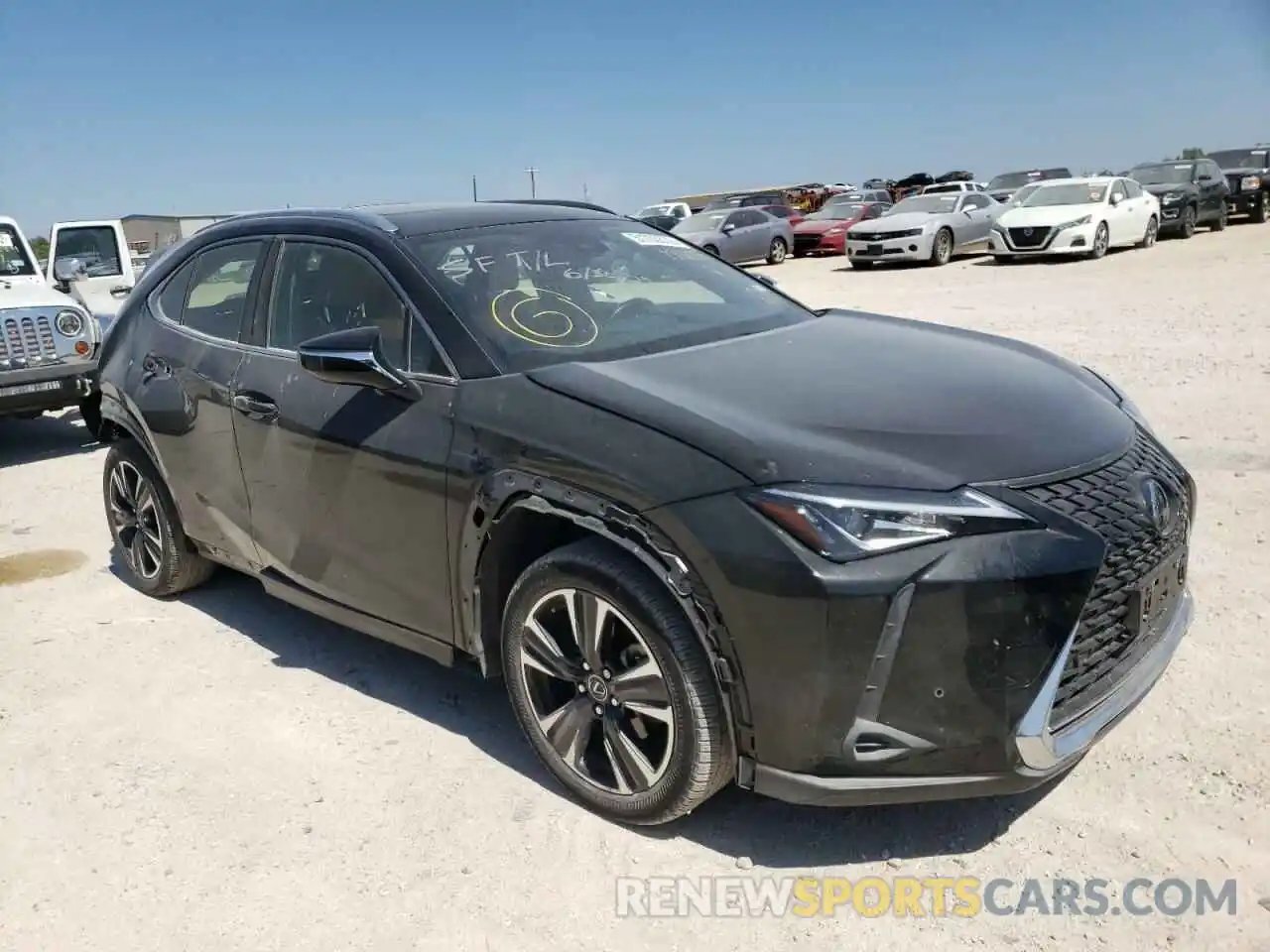 1 Photograph of a damaged car JTHP9JBH2L2032419 LEXUS UX 250H 2020