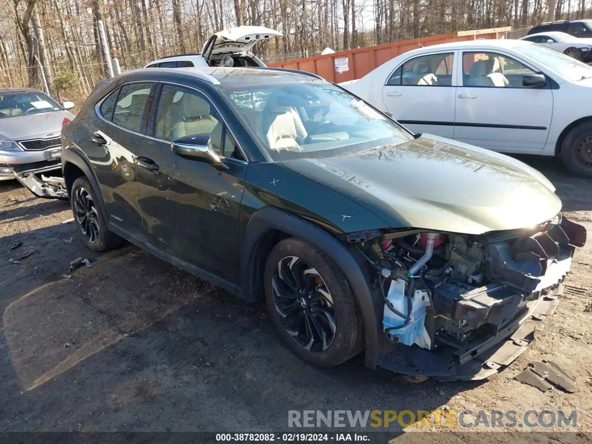 1 Photograph of a damaged car JTHP9JBH3L2023292 LEXUS UX 250H 2020