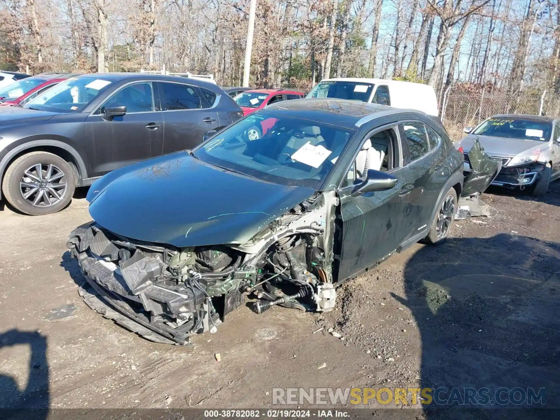 2 Photograph of a damaged car JTHP9JBH3L2023292 LEXUS UX 250H 2020