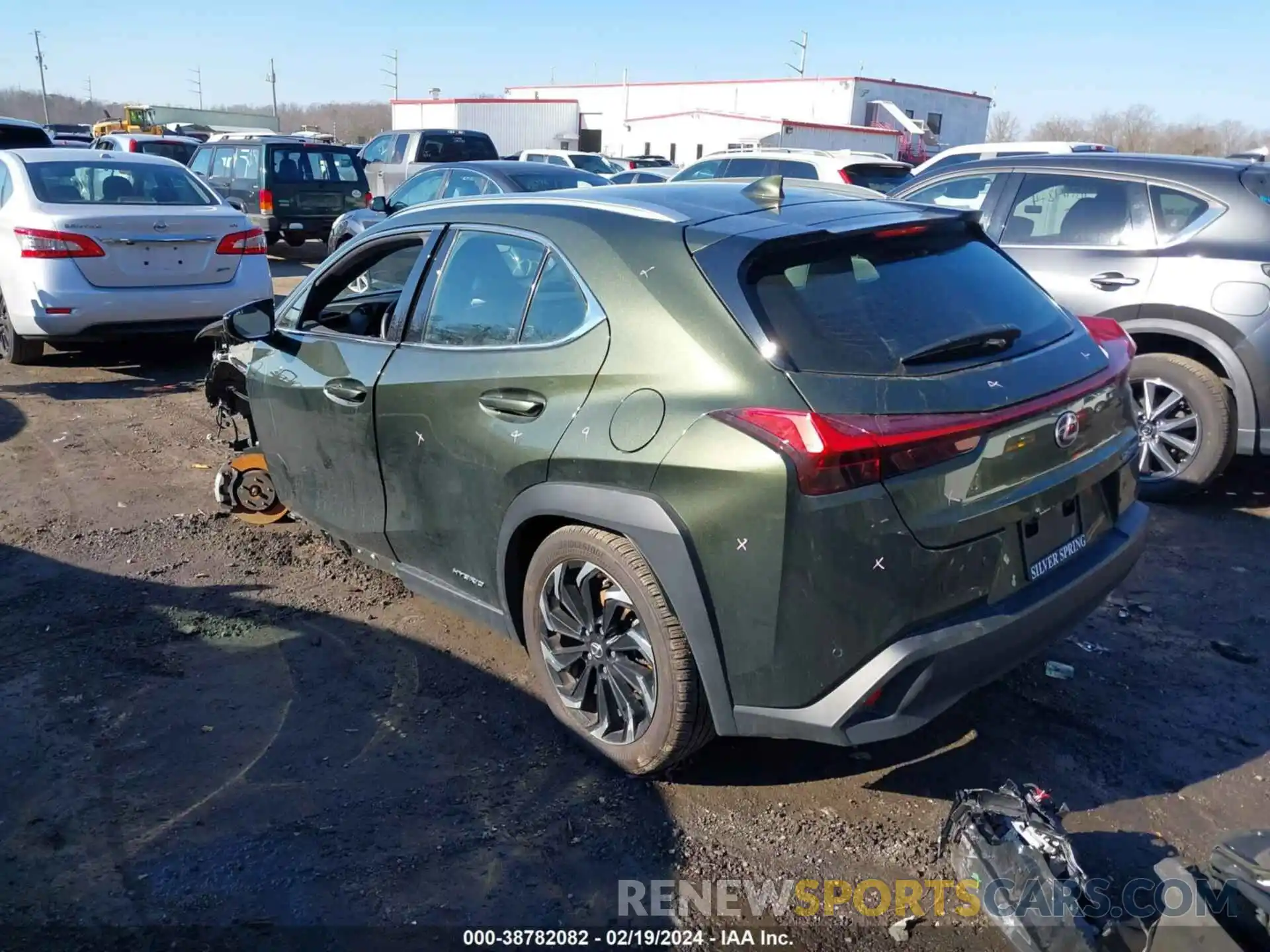 3 Photograph of a damaged car JTHP9JBH3L2023292 LEXUS UX 250H 2020