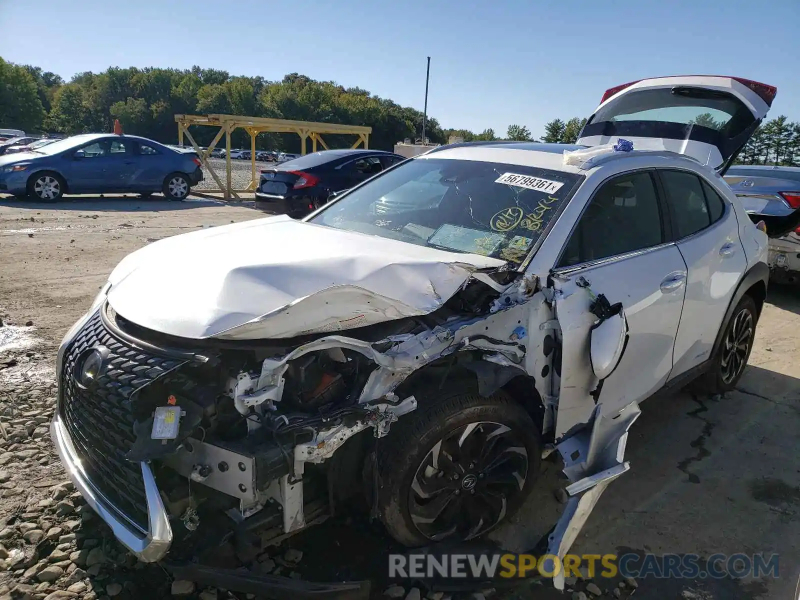 2 Photograph of a damaged car JTHP9JBH3L2024961 LEXUS UX 250H 2020