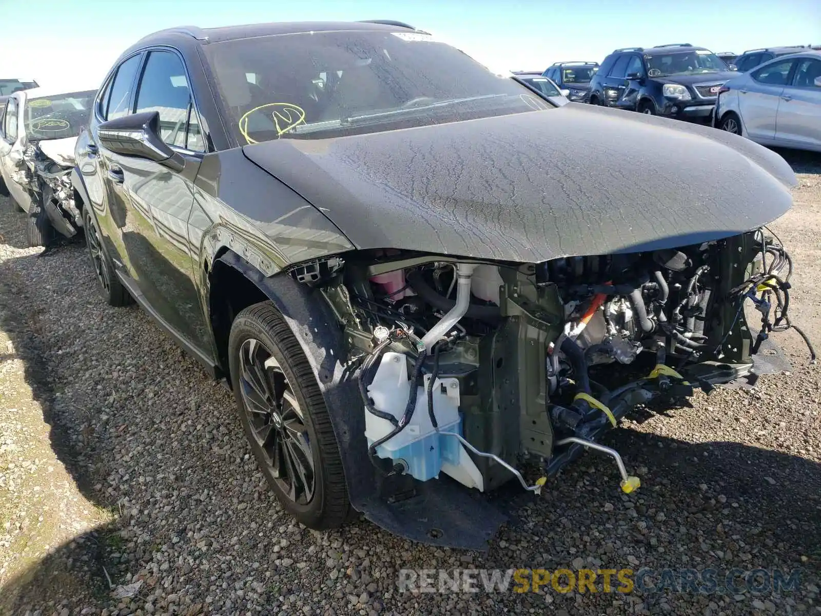 1 Photograph of a damaged car JTHP9JBH3L2027262 LEXUS UX 250H 2020