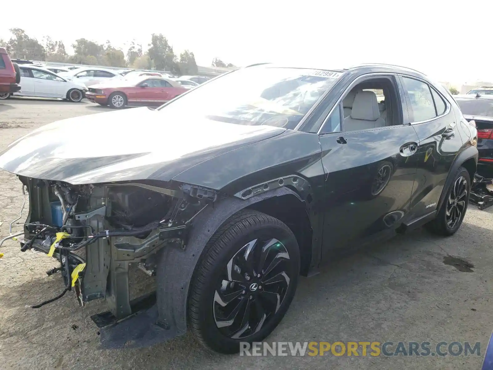 2 Photograph of a damaged car JTHP9JBH3L2027262 LEXUS UX 250H 2020