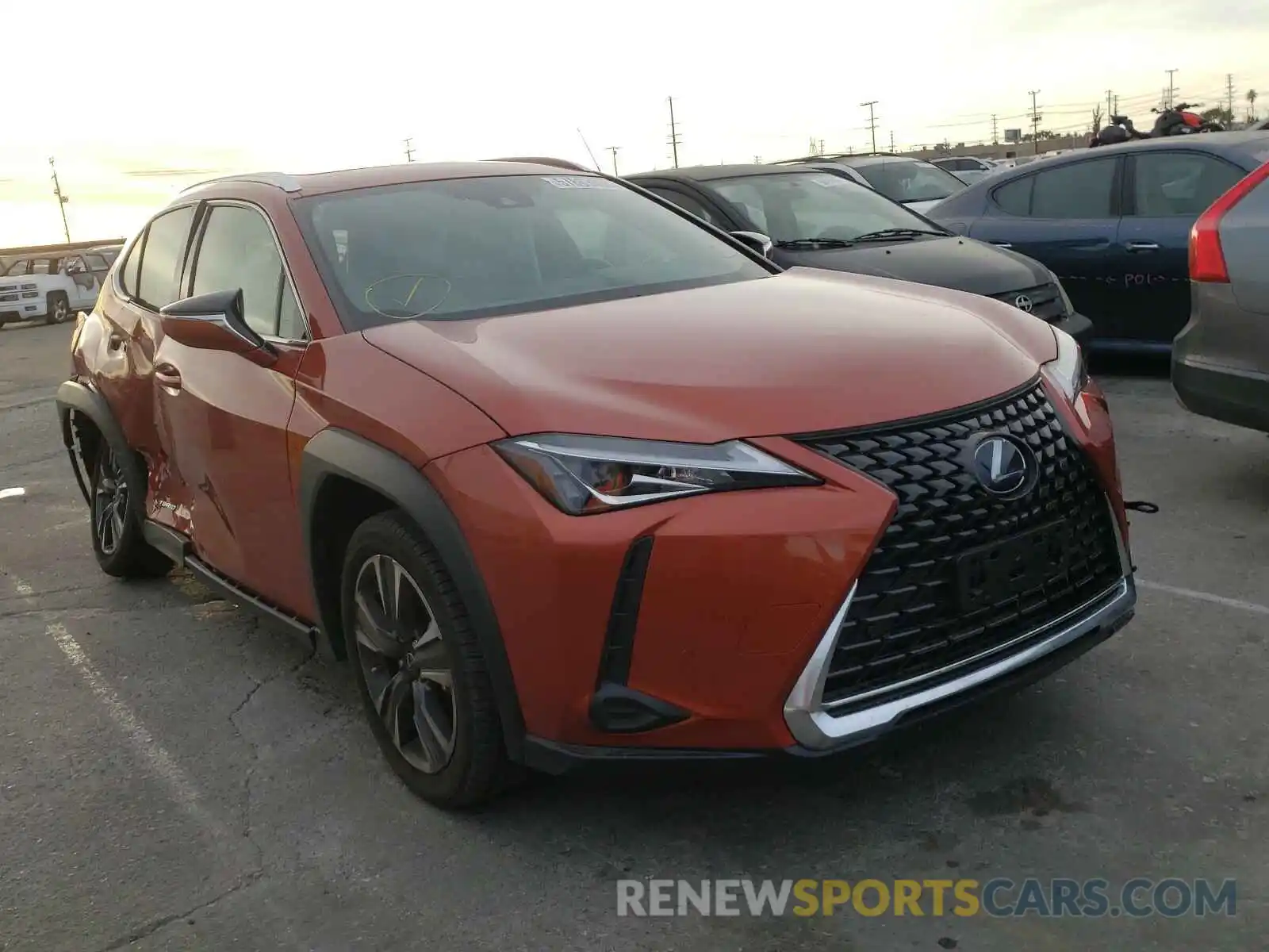 1 Photograph of a damaged car JTHP9JBH3L2027388 LEXUS UX 250H 2020