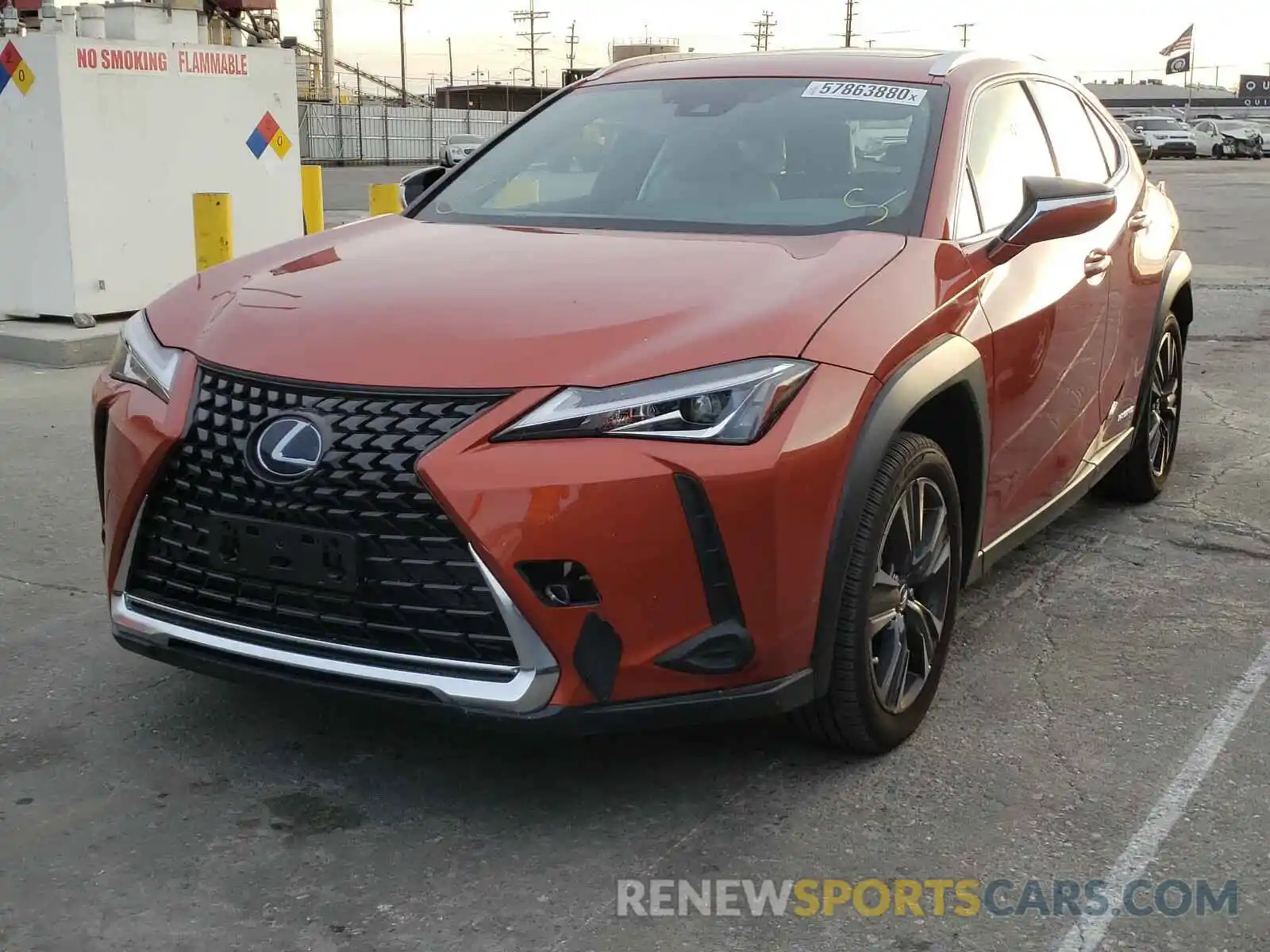 2 Photograph of a damaged car JTHP9JBH3L2027388 LEXUS UX 250H 2020