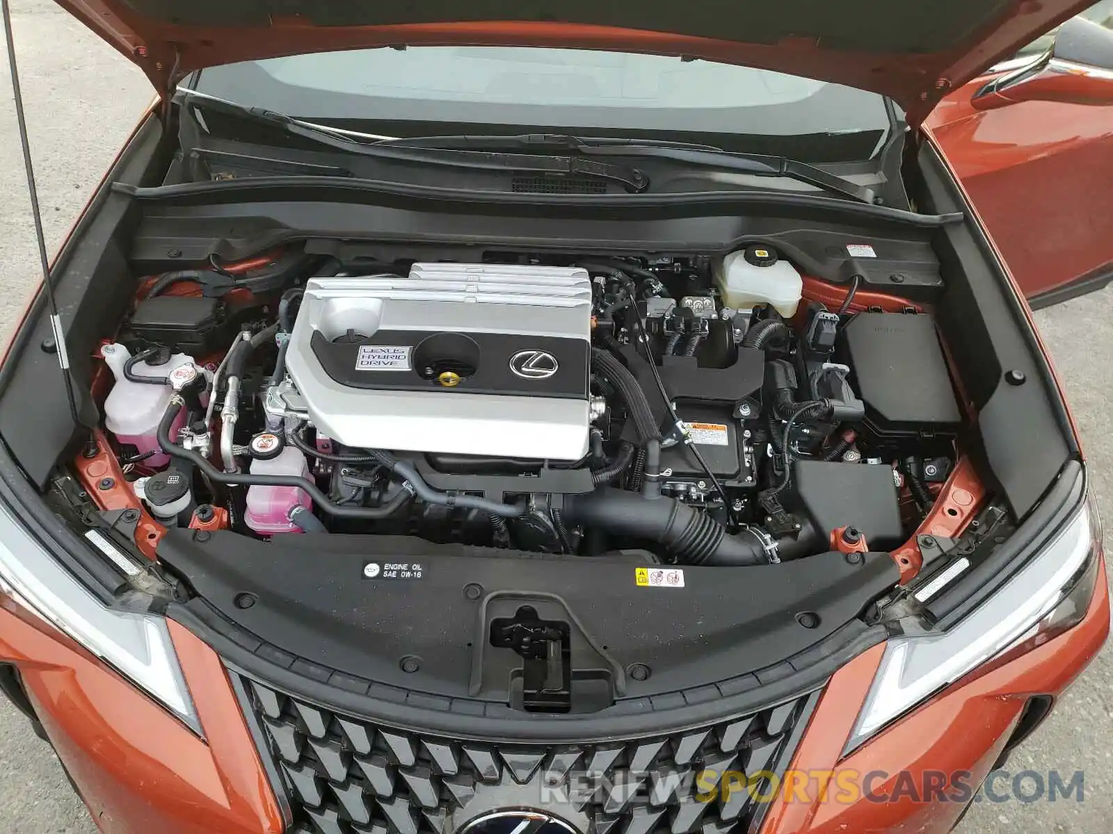 7 Фотография поврежденного автомобиля JTHP9JBH3L2027388 LEXUS UX 250H 2020