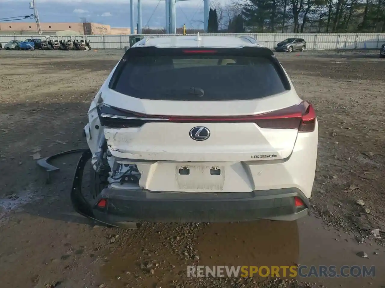 6 Photograph of a damaged car JTHP9JBH3L2031568 LEXUS UX 250H 2020