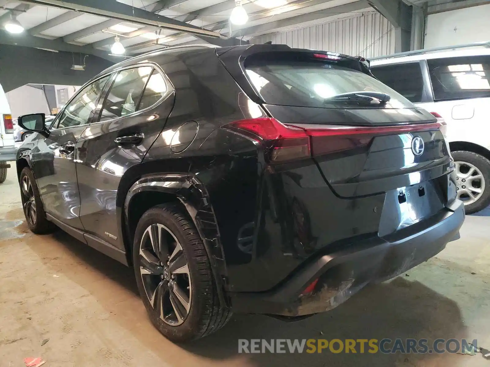 3 Фотография поврежденного автомобиля JTHP9JBH4L2023107 LEXUS UX 250H 2020