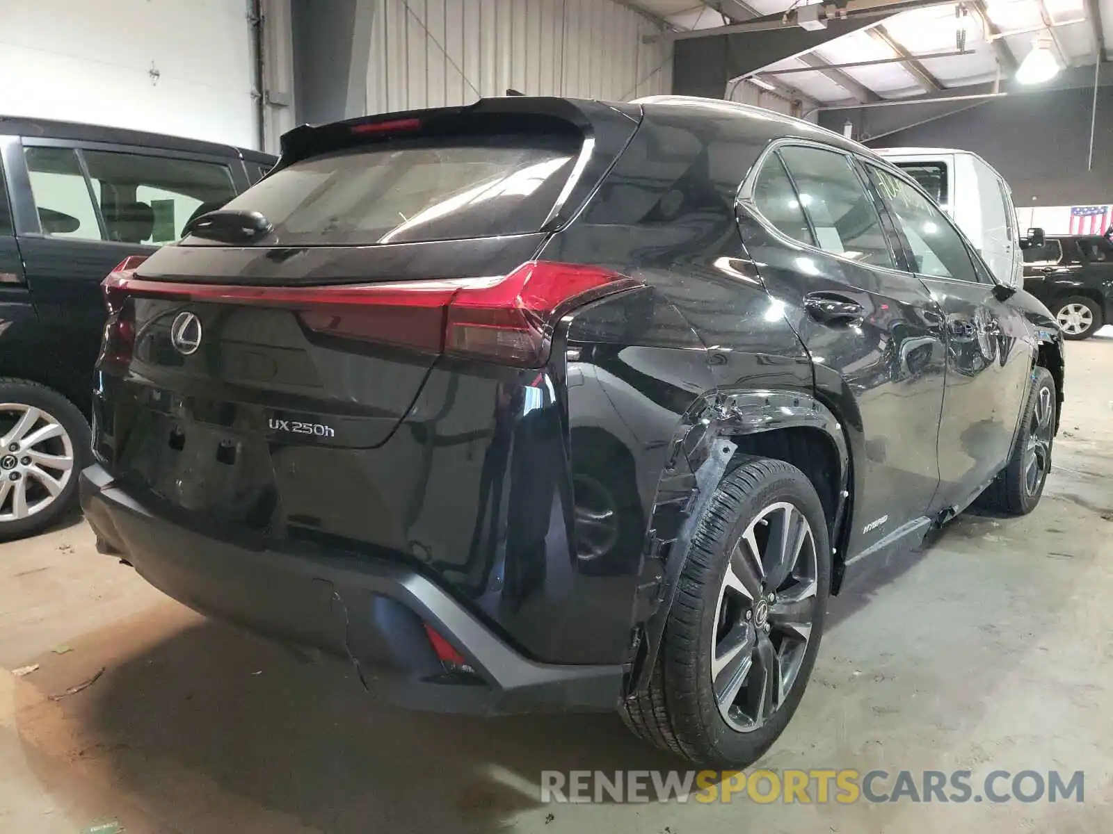 4 Фотография поврежденного автомобиля JTHP9JBH4L2023107 LEXUS UX 250H 2020