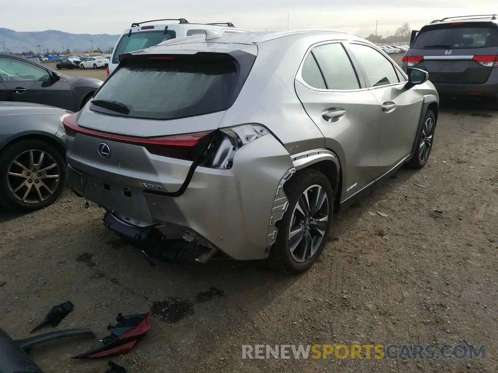 4 Photograph of a damaged car JTHP9JBH4L2026511 LEXUS UX 250H 2020