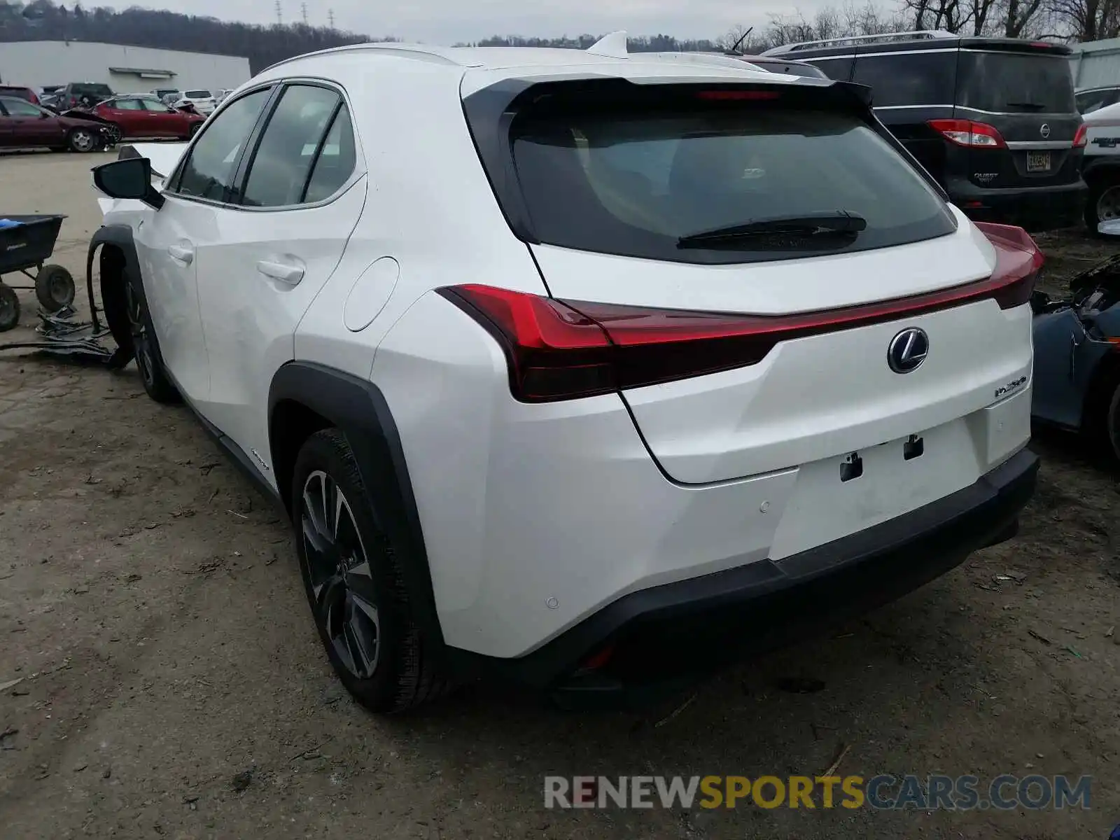 3 Photograph of a damaged car JTHP9JBH4L2028663 LEXUS UX 250H 2020