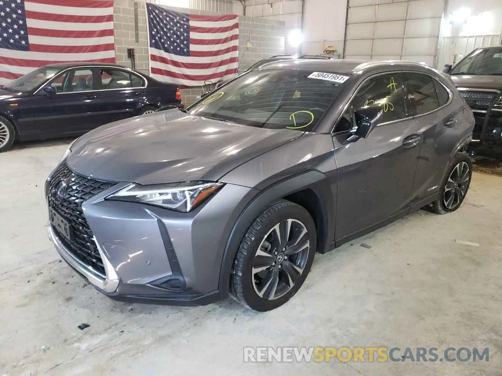 2 Photograph of a damaged car JTHP9JBH4L2028985 LEXUS UX 250H 2020