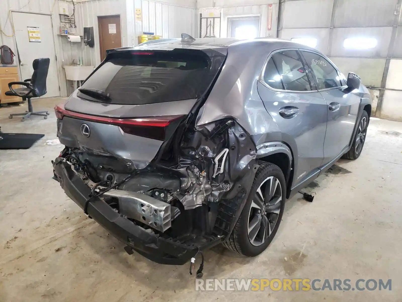 4 Photograph of a damaged car JTHP9JBH4L2028985 LEXUS UX 250H 2020