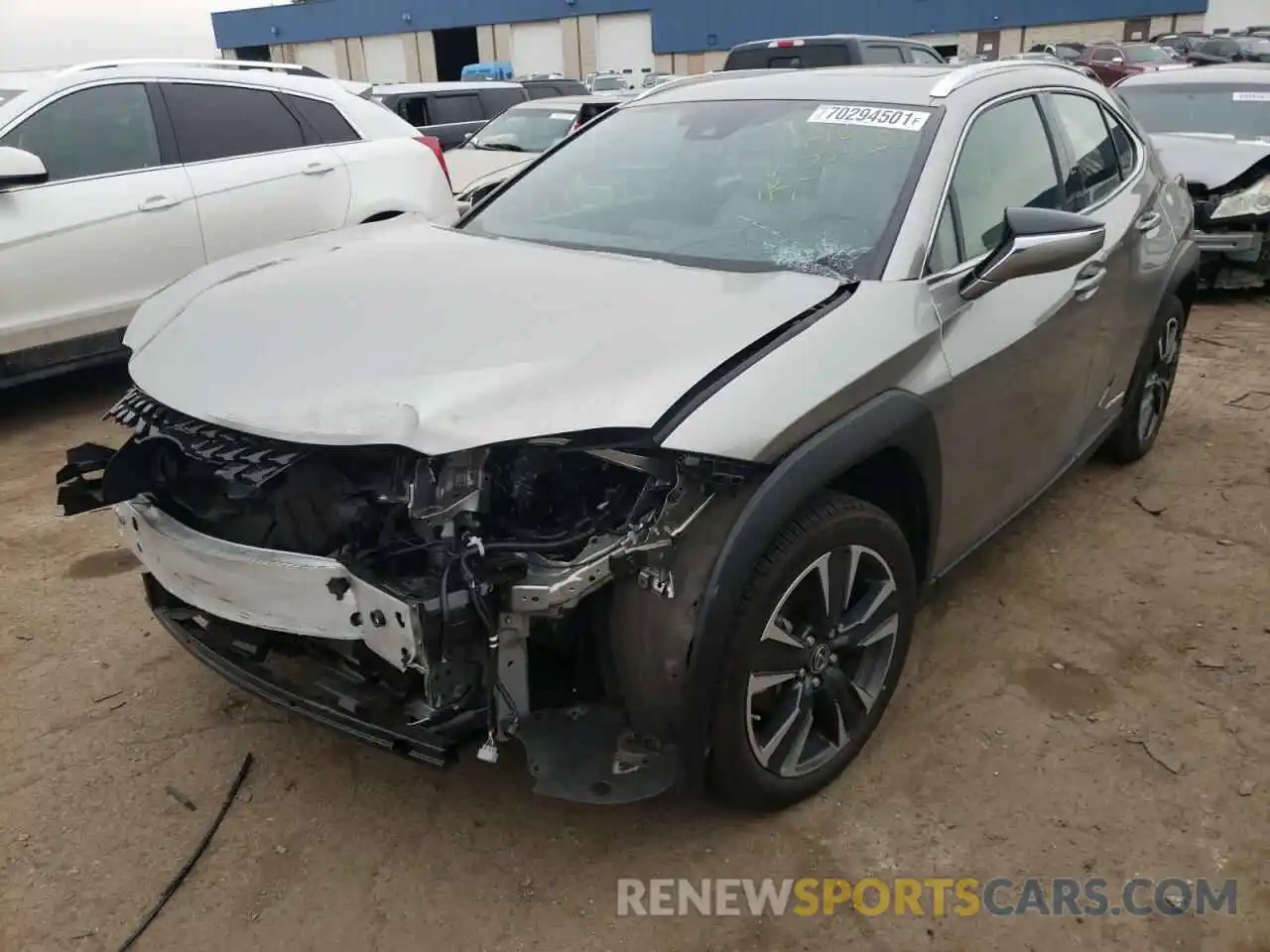 2 Photograph of a damaged car JTHP9JBH4L2033832 LEXUS UX 250H 2020