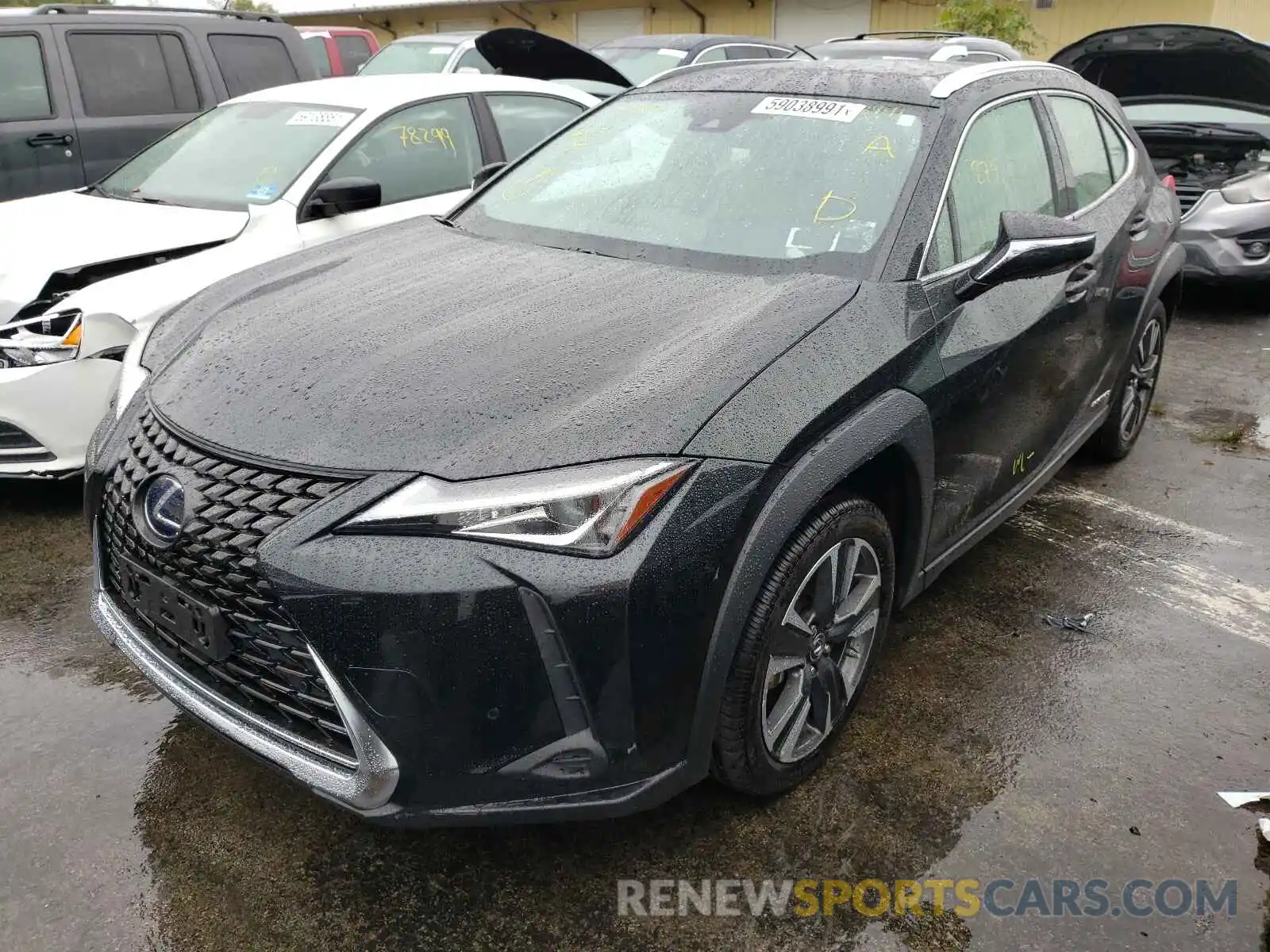 2 Фотография поврежденного автомобиля JTHP9JBH5L2020796 LEXUS UX 250H 2020