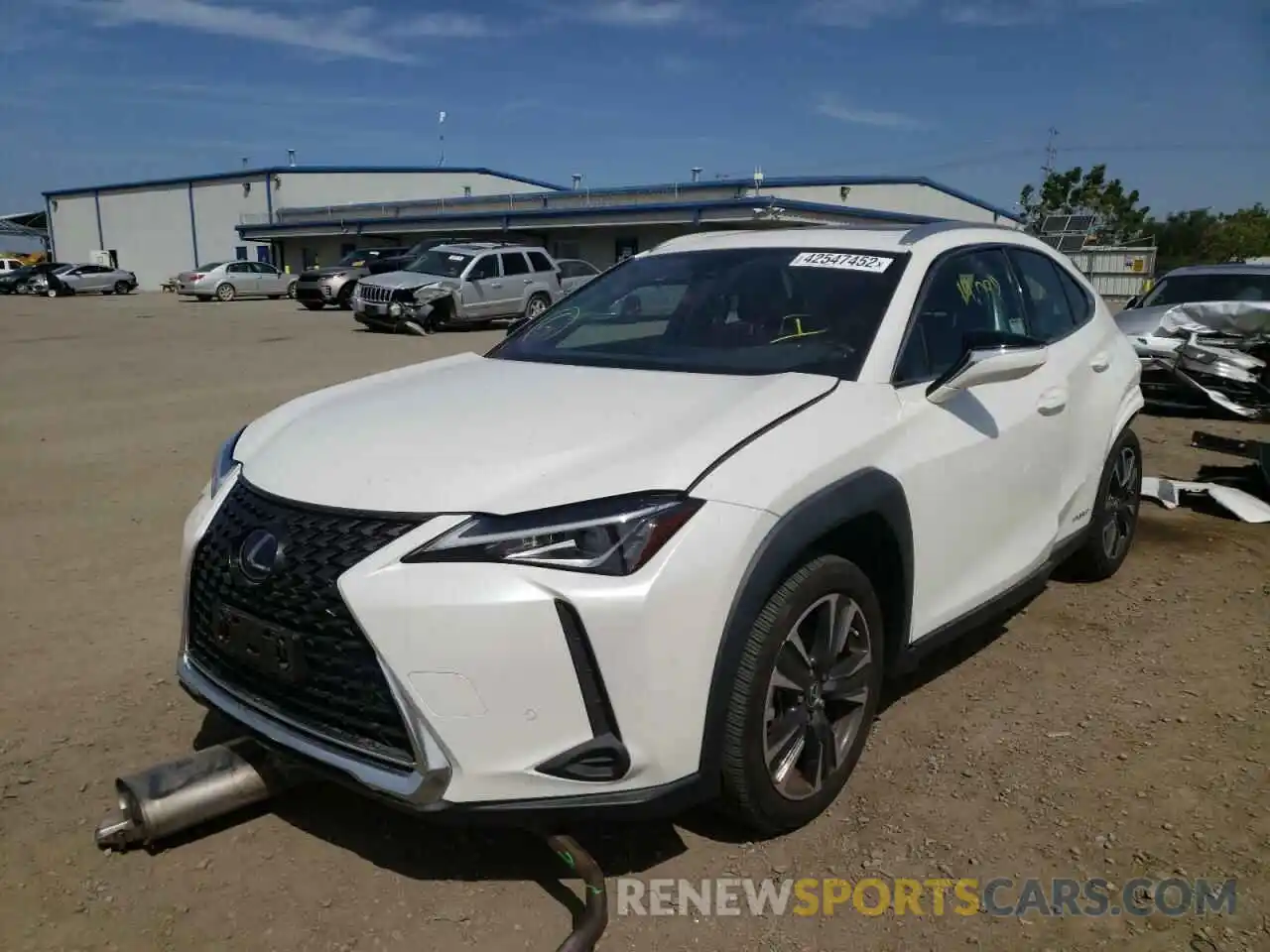 2 Фотография поврежденного автомобиля JTHP9JBH5L2021589 LEXUS UX 250H 2020