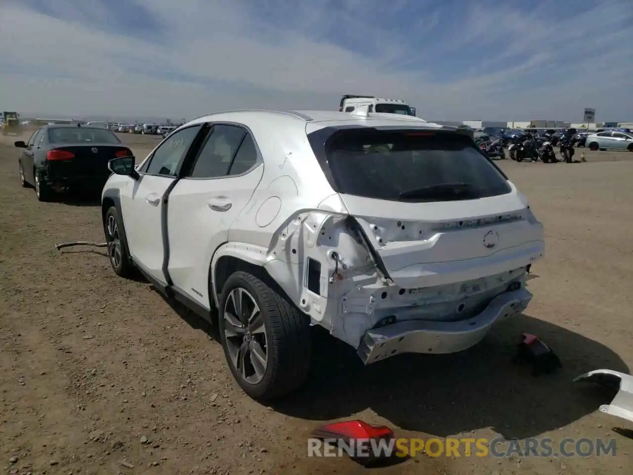 3 Photograph of a damaged car JTHP9JBH5L2021589 LEXUS UX 250H 2020