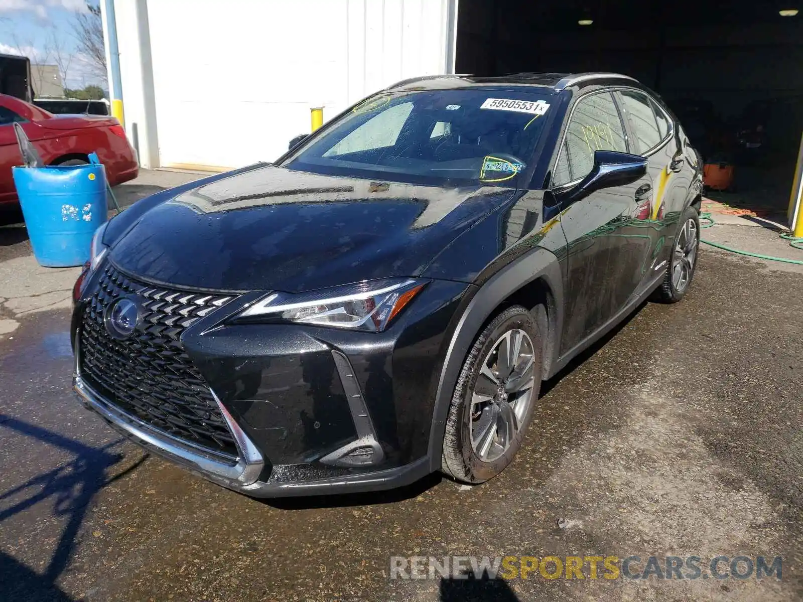 2 Фотография поврежденного автомобиля JTHP9JBH5L2028039 LEXUS UX 250H 2020