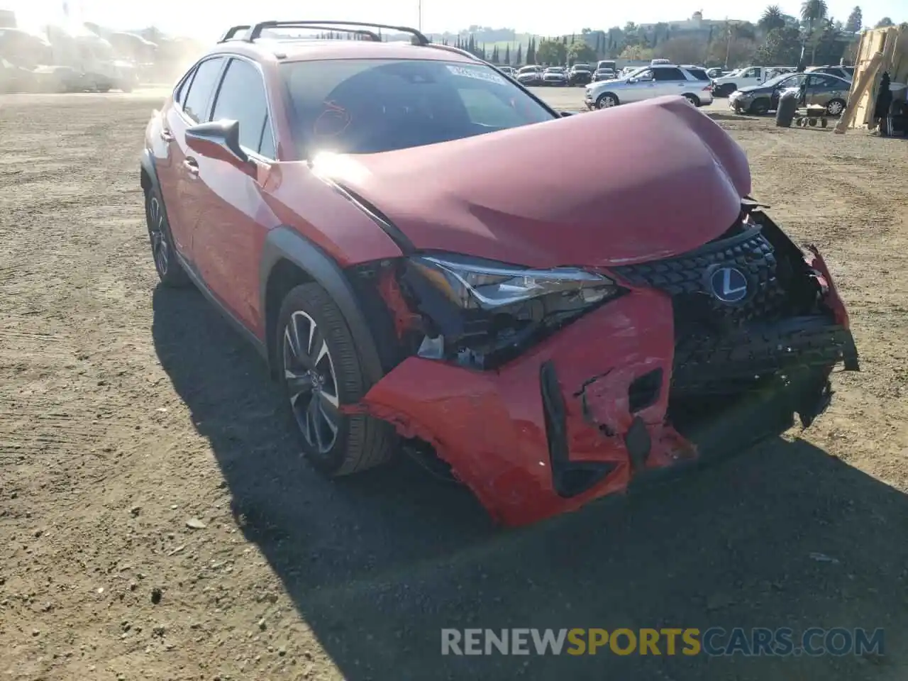 1 Photograph of a damaged car JTHP9JBH6L2022668 LEXUS UX 250H 2020