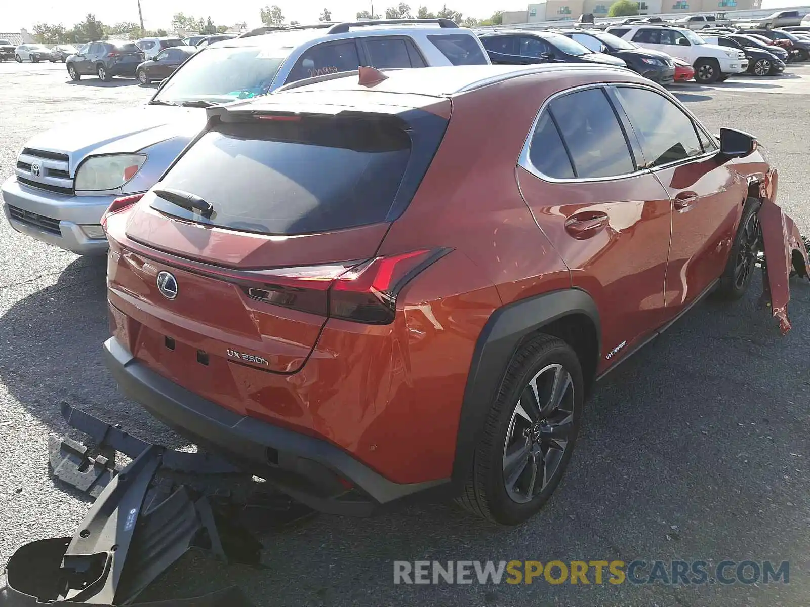 4 Photograph of a damaged car JTHP9JBH6L2027160 LEXUS UX 250H 2020