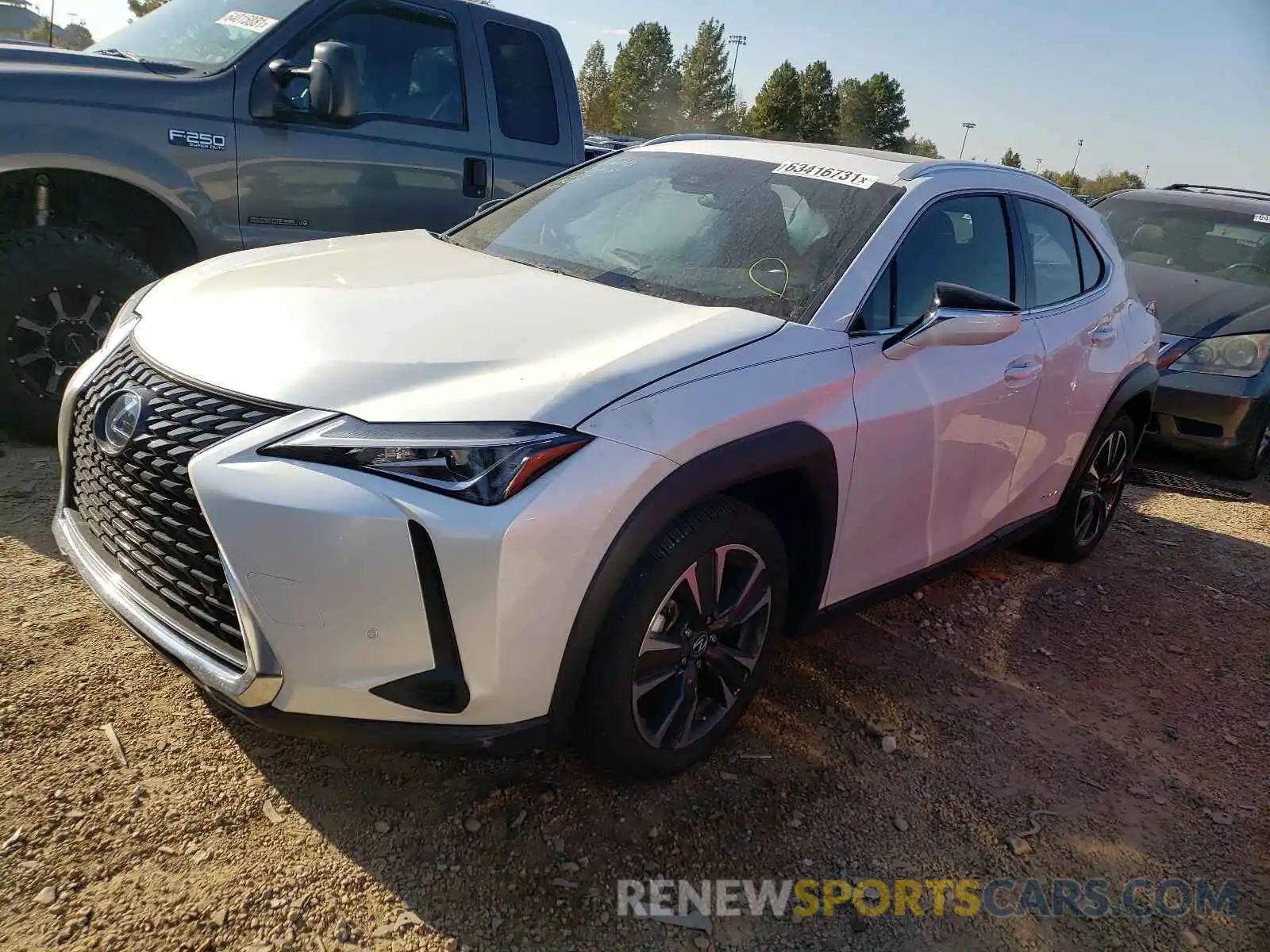 2 Photograph of a damaged car JTHP9JBH6L2030169 LEXUS UX 250H 2020