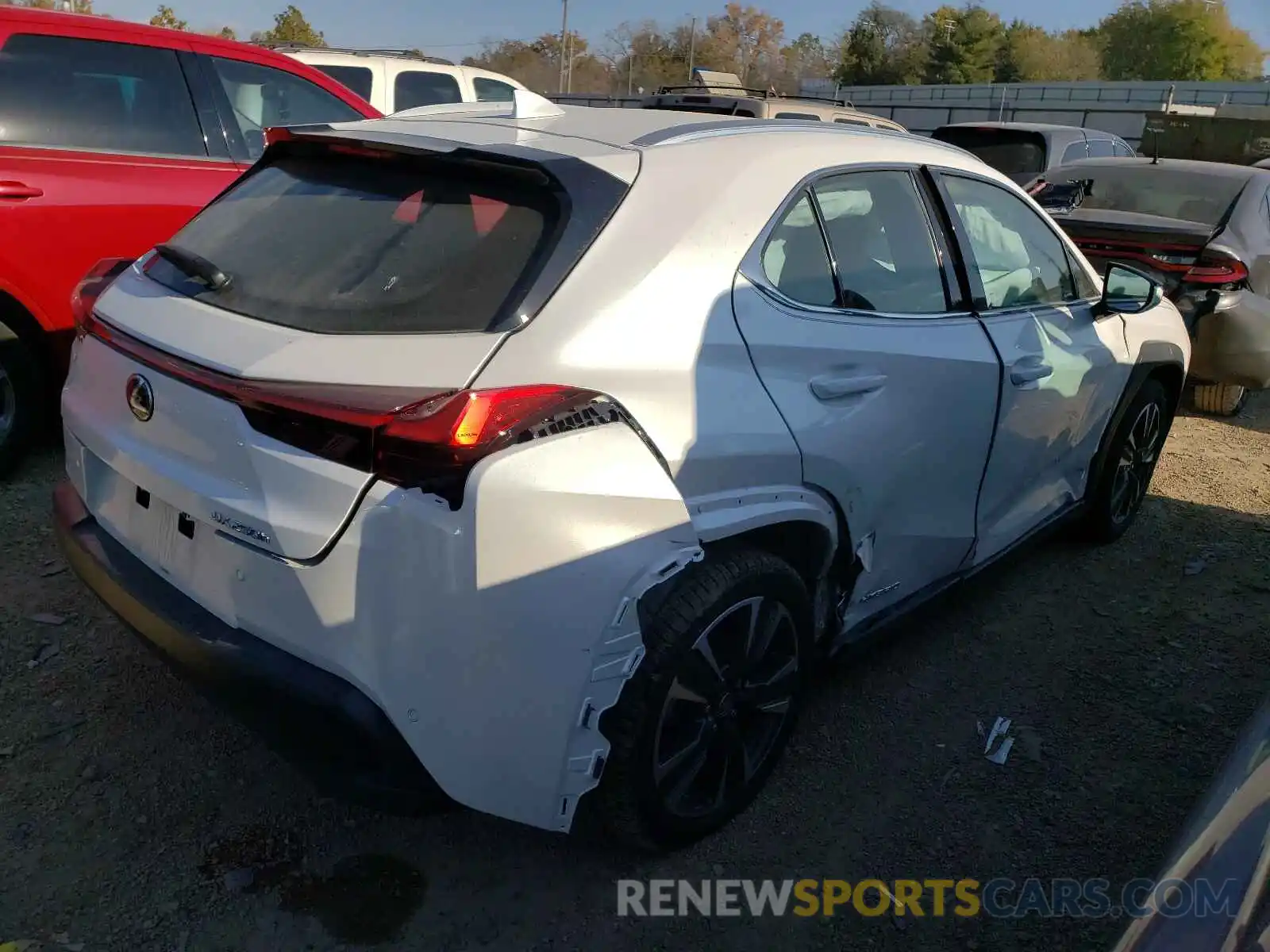 4 Photograph of a damaged car JTHP9JBH6L2030169 LEXUS UX 250H 2020