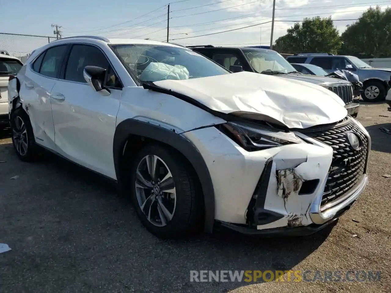 1 Фотография поврежденного автомобиля JTHP9JBH6L2035937 LEXUS UX 250H 2020