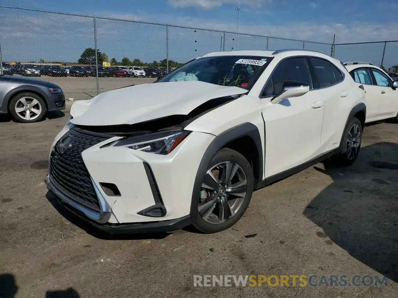 2 Фотография поврежденного автомобиля JTHP9JBH6L2035937 LEXUS UX 250H 2020