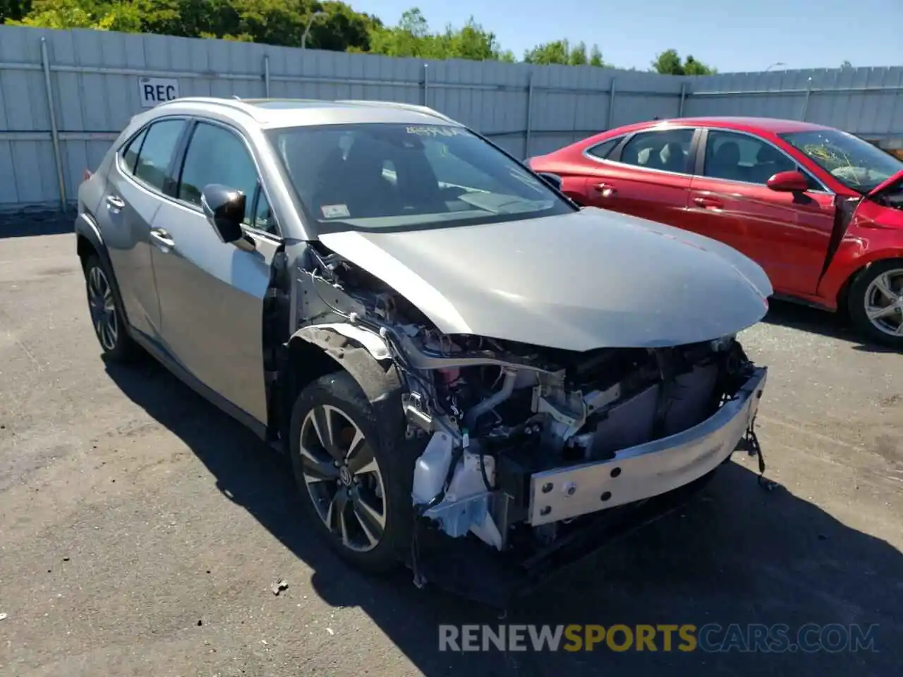 1 Photograph of a damaged car JTHP9JBH7L2022209 LEXUS UX 250H 2020