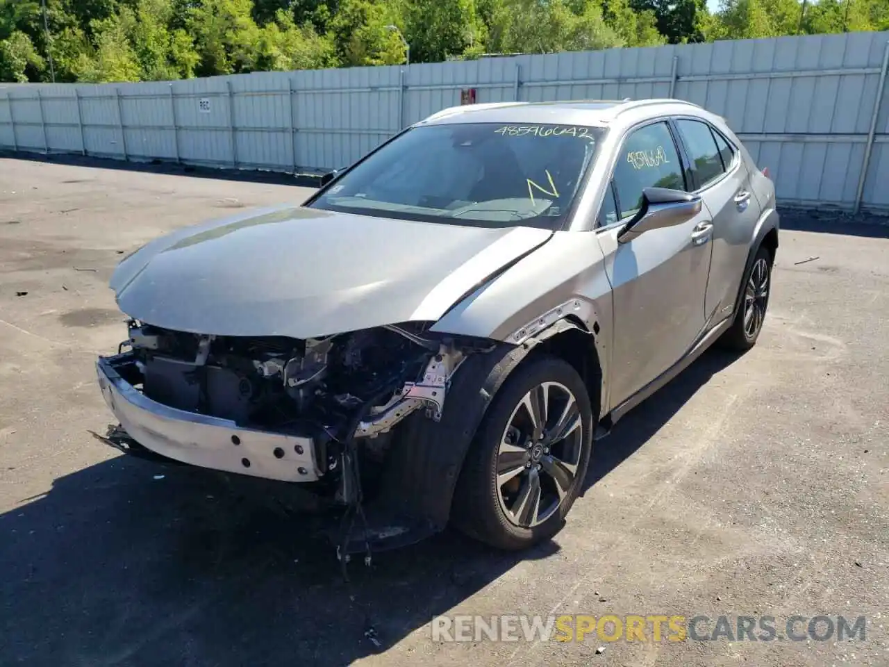 2 Photograph of a damaged car JTHP9JBH7L2022209 LEXUS UX 250H 2020