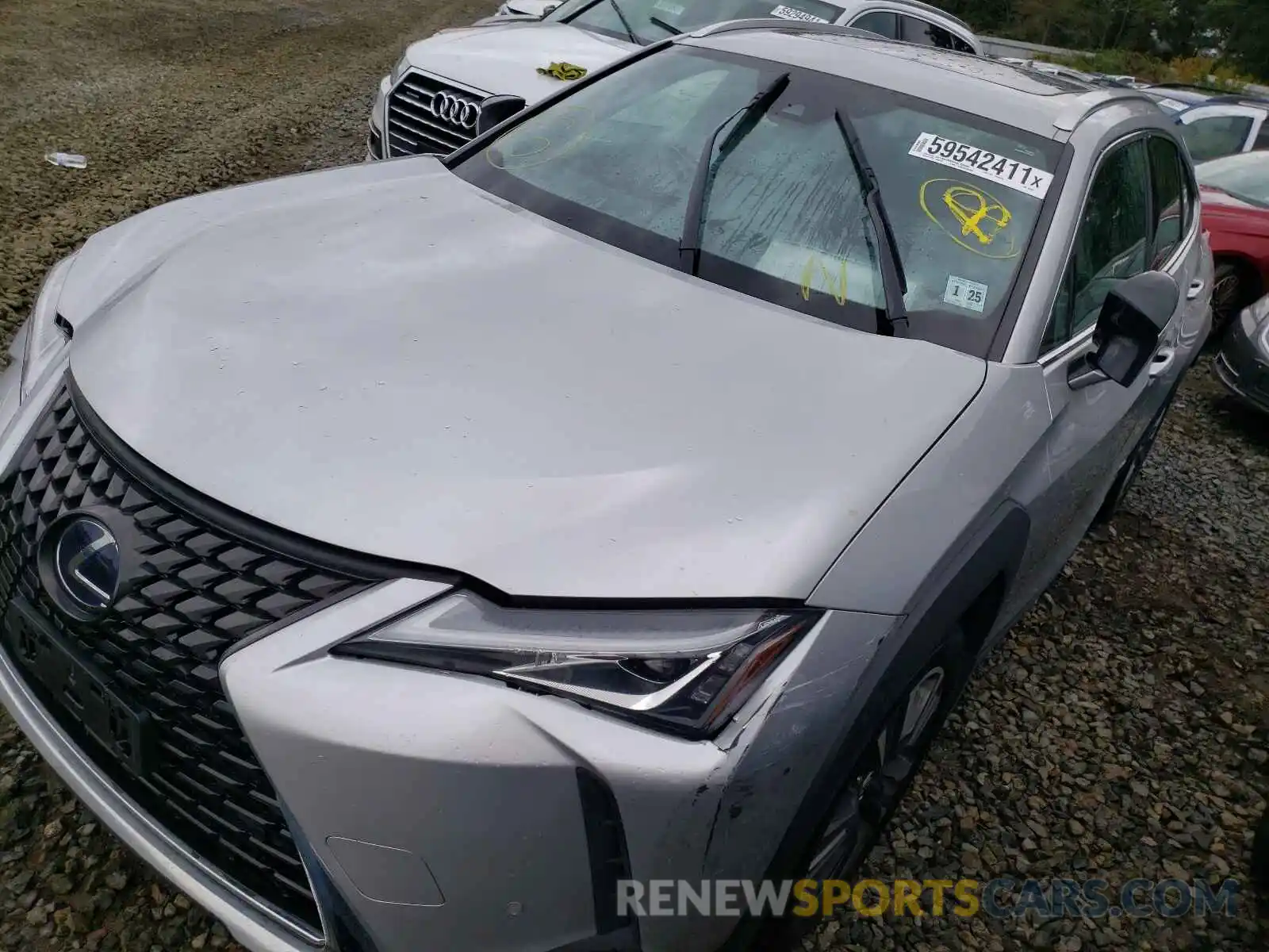 2 Photograph of a damaged car JTHP9JBH7L2036658 LEXUS UX 250H 2020