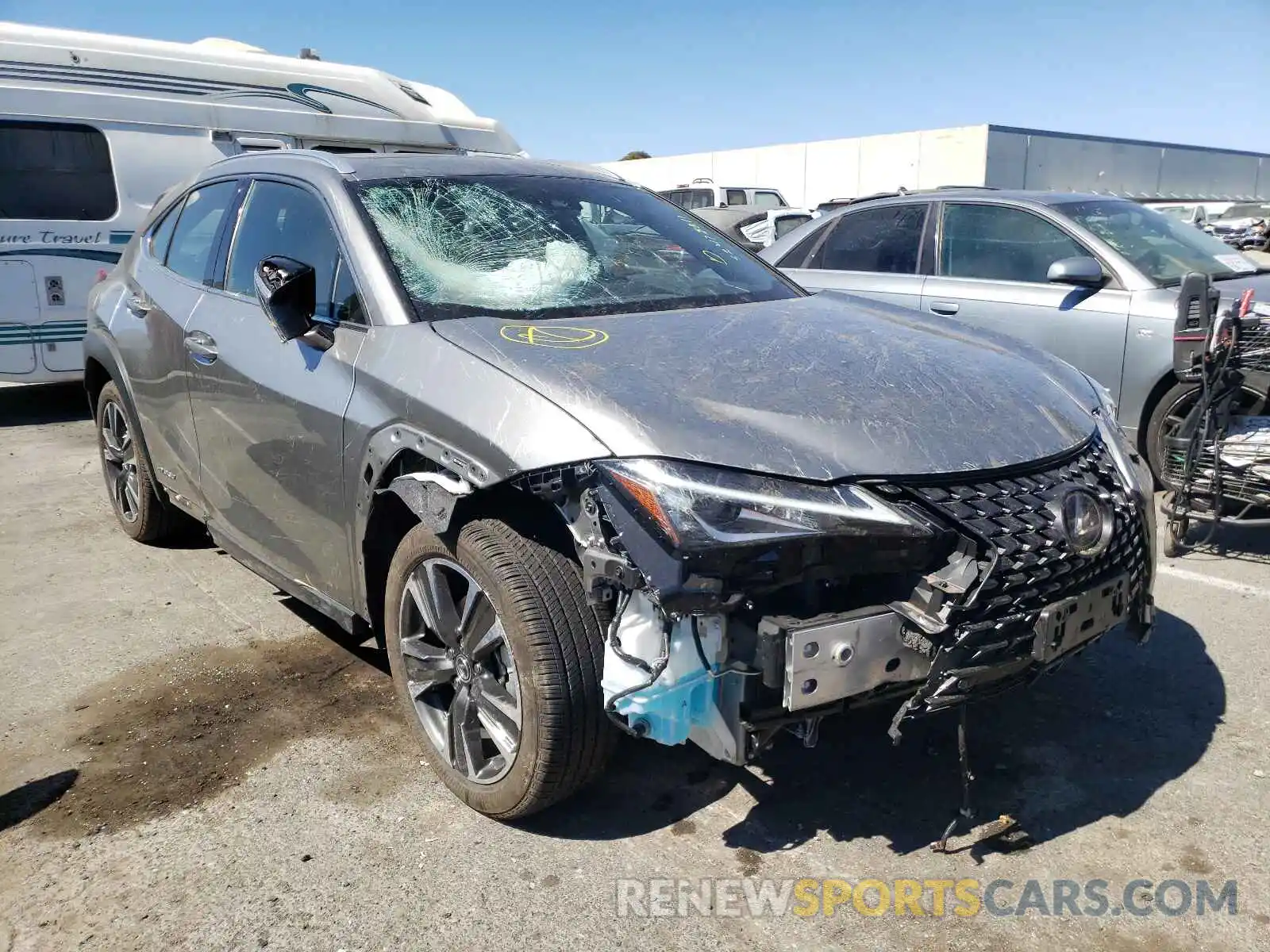 1 Photograph of a damaged car JTHP9JBH8L2020372 LEXUS UX 250H 2020