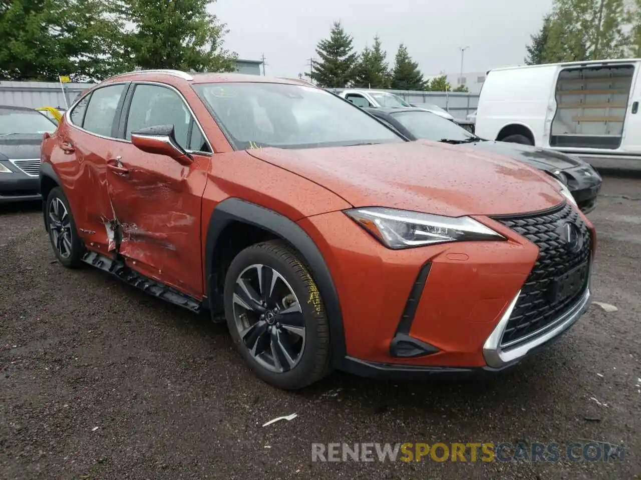 1 Photograph of a damaged car JTHP9JBH9L2022132 LEXUS UX 250H 2020